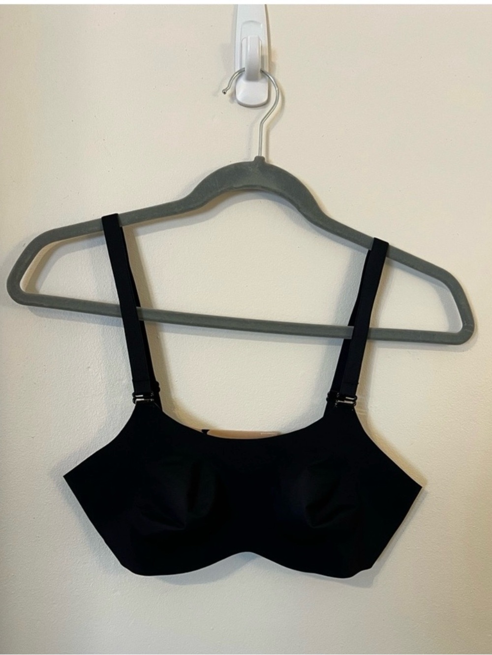 Knix Evolution Wireless Reversible Bra Size 2 Black Tan Medium Support